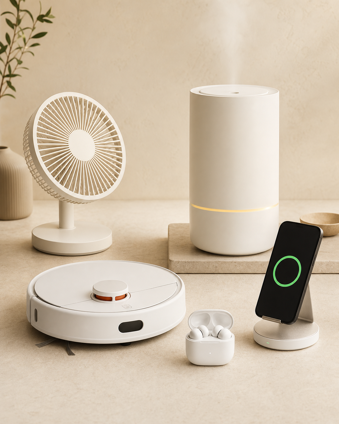 Minimal smart living product collection
